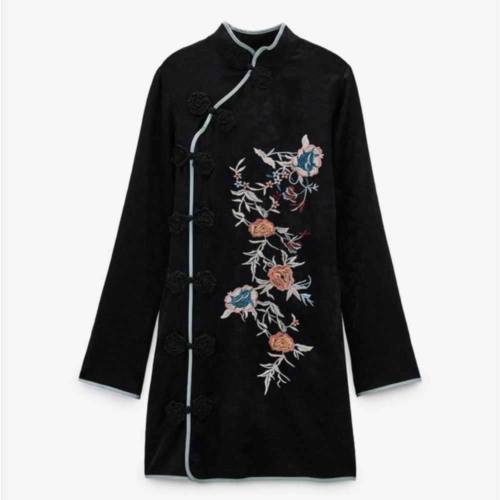 BNWT Chinese Embroidered dress from Zara